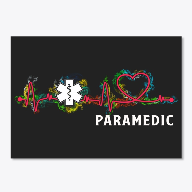 Awesome Paramedic Flame Heartbeat