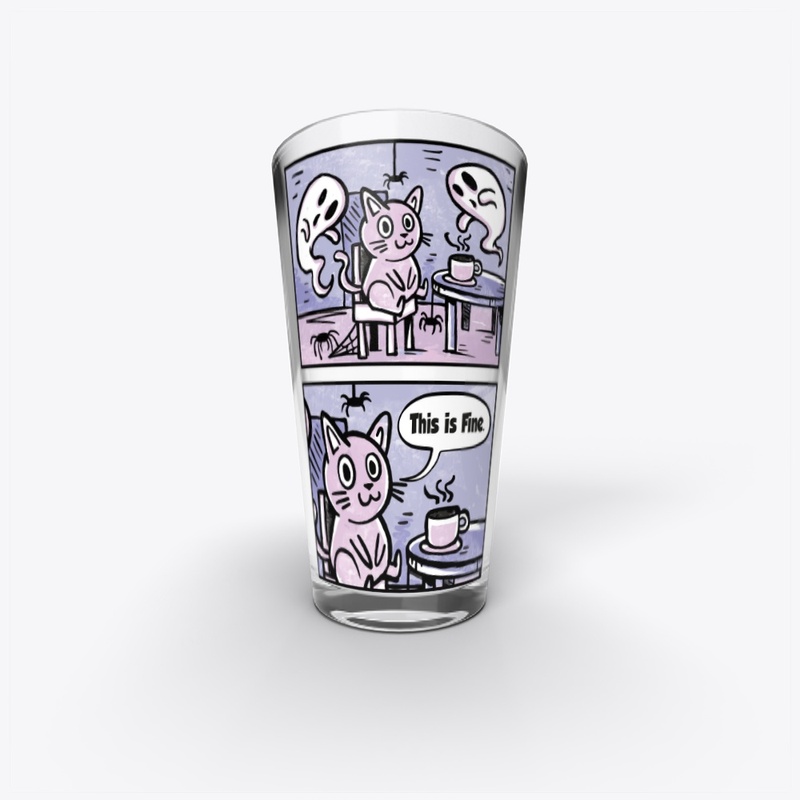 Kitten W Ghosts This Is Fine