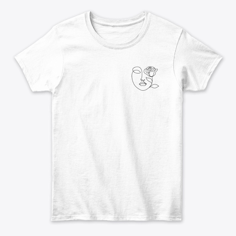 Abstract face t-shirt