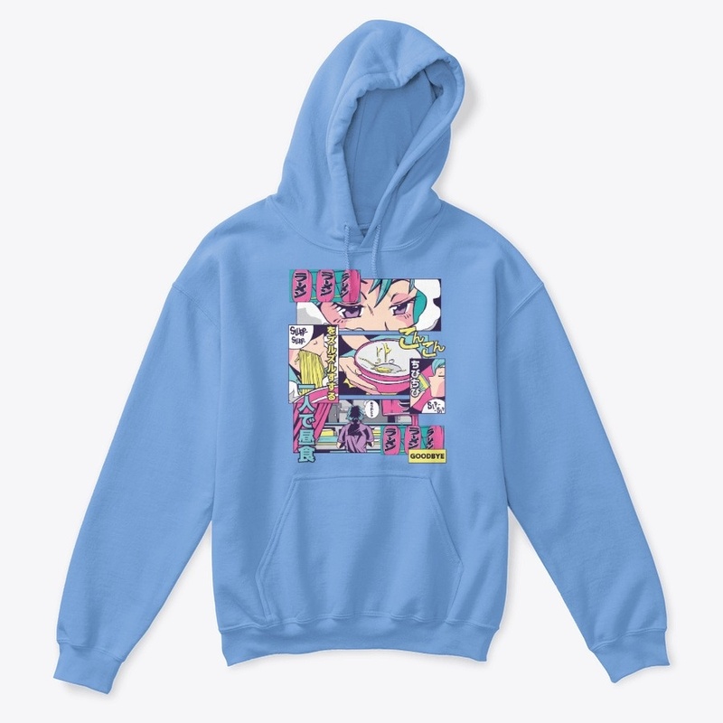 Anime Vaporwave Ramen Shop