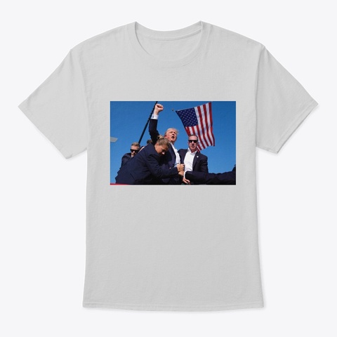 Freedom Tees Light Steel T-Shirt Front