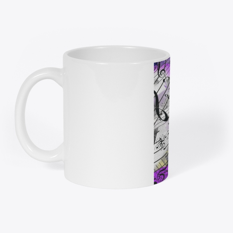 Music icons with purple color