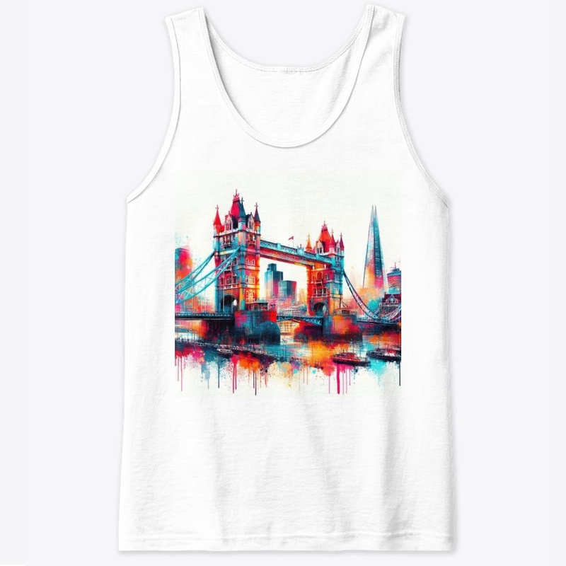 Colourful Tower Bridge with The Shard