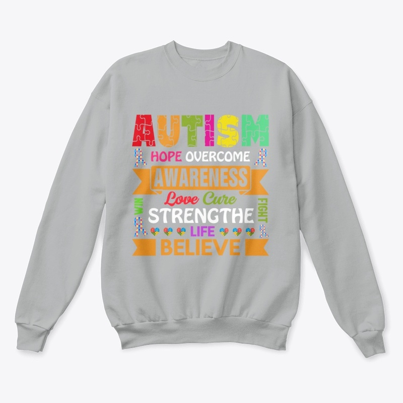Autism Shirt - HOPE OVERCOME AWARENESS