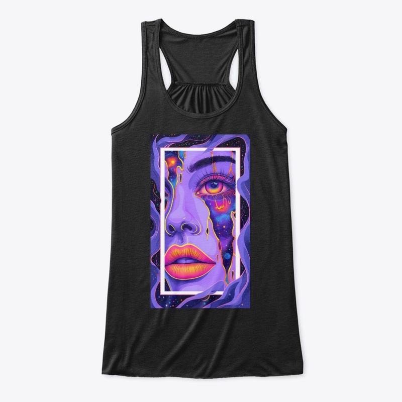 Purple Trippy Girl