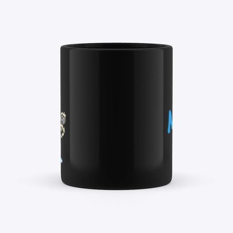 Mr.Zdf Mug Black T-Shirt Right
