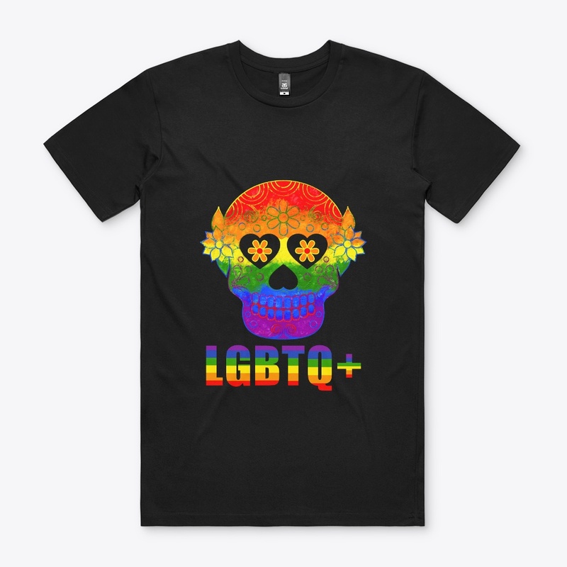 Pride LGBTQ+ Skull T shirts