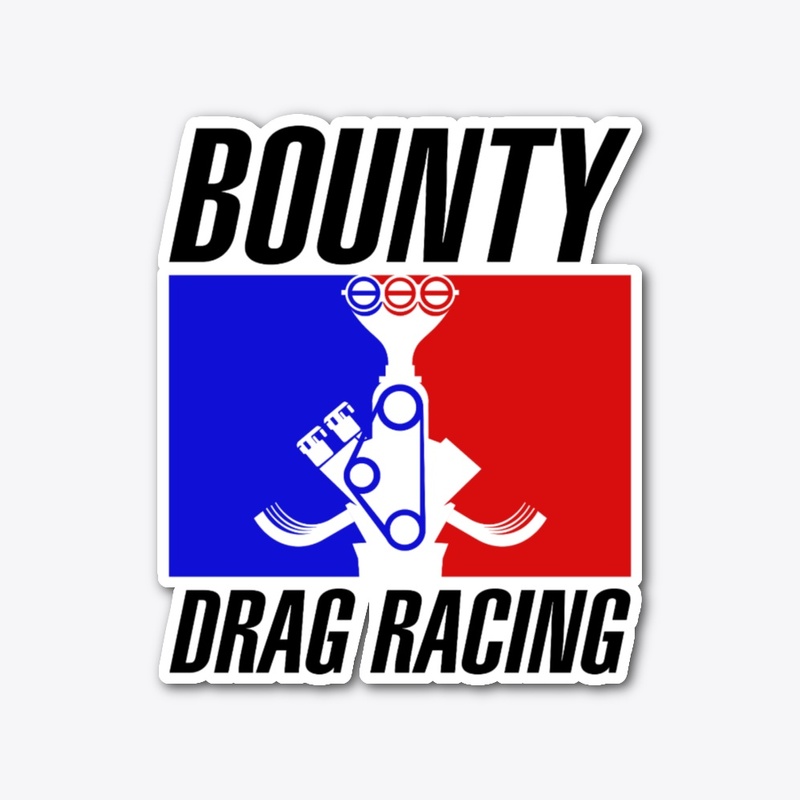 Bounty Drag Racing Sticker