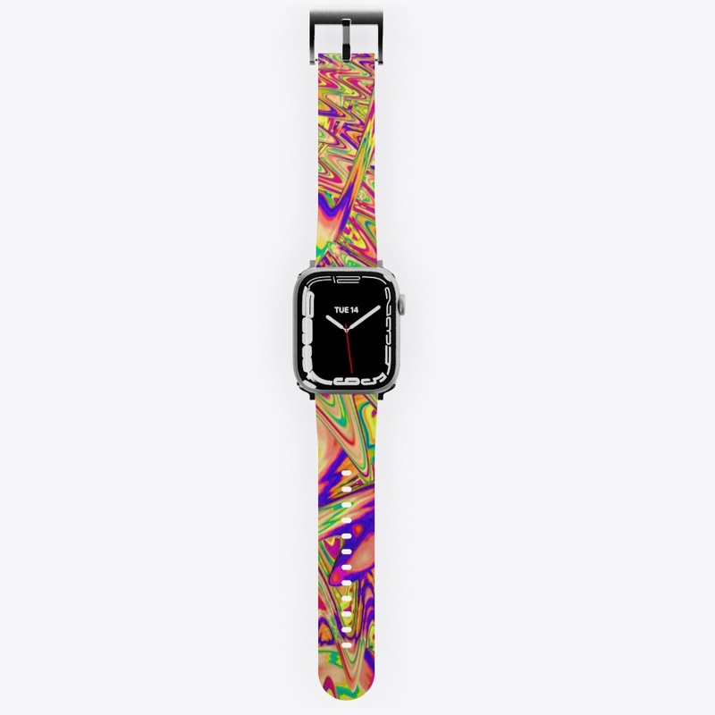 Psychedelic Colorful Neon Abstract Art