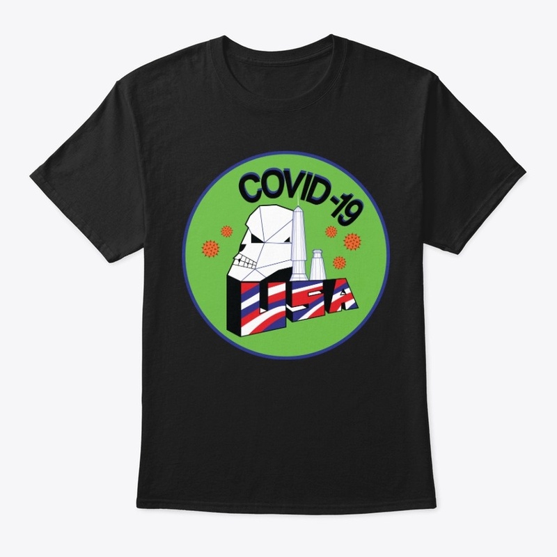 COVID-19 U.S.A. Skull T-Shirt