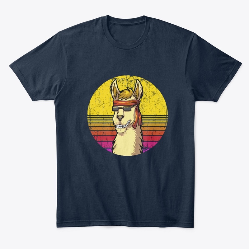 Funny Womens Llama Family Tee Shirts