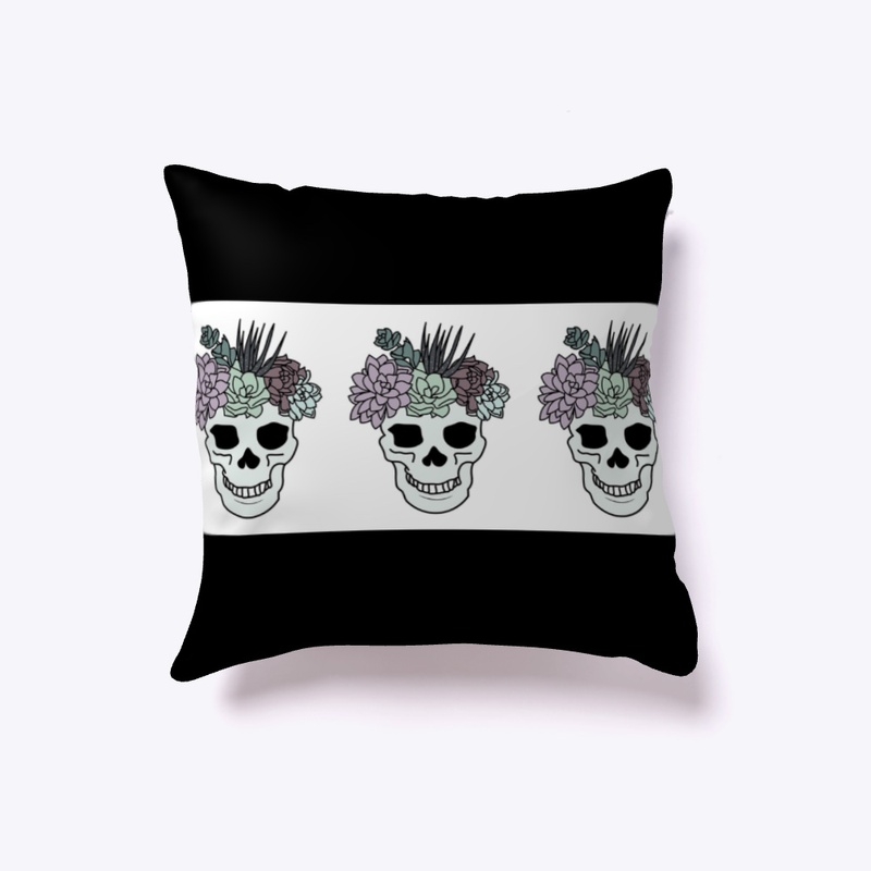 Home - Skull Pillow