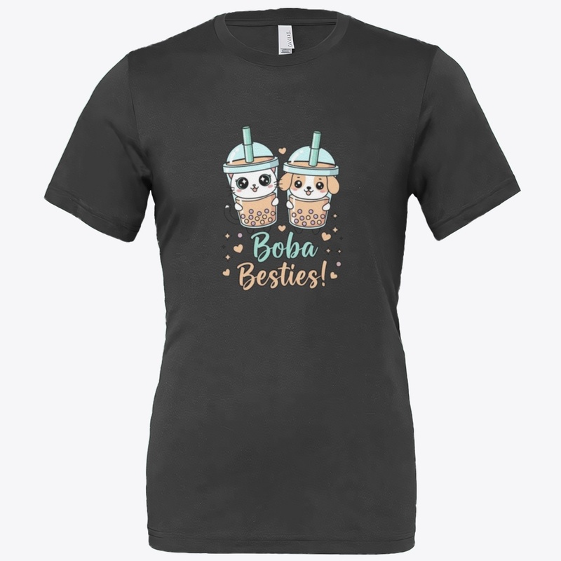 Boba Besties Milo & Bo Cute Kawaii Tee