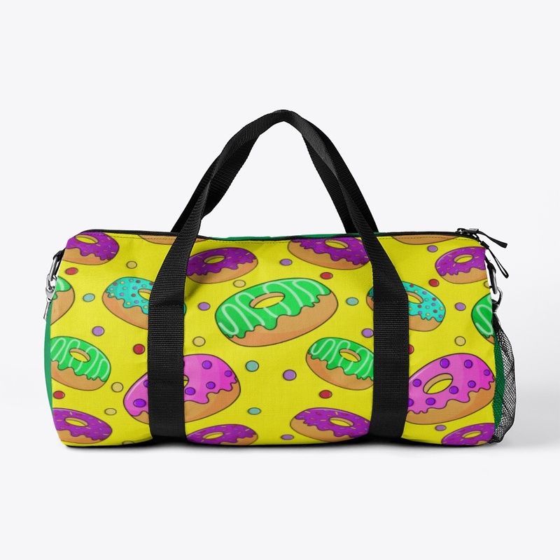 Cute sweet donuts seamless pattern 