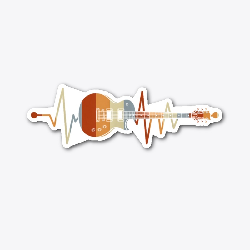 Heartbeat Guitar T-Shirt