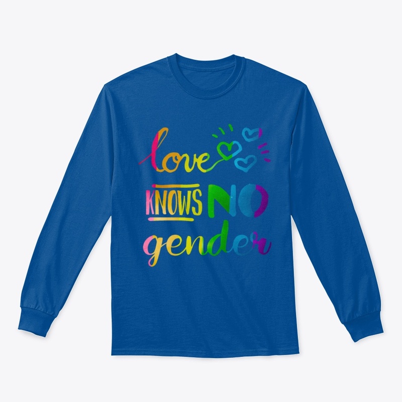 Rainbow Love Knows No Gender LBGT Month
