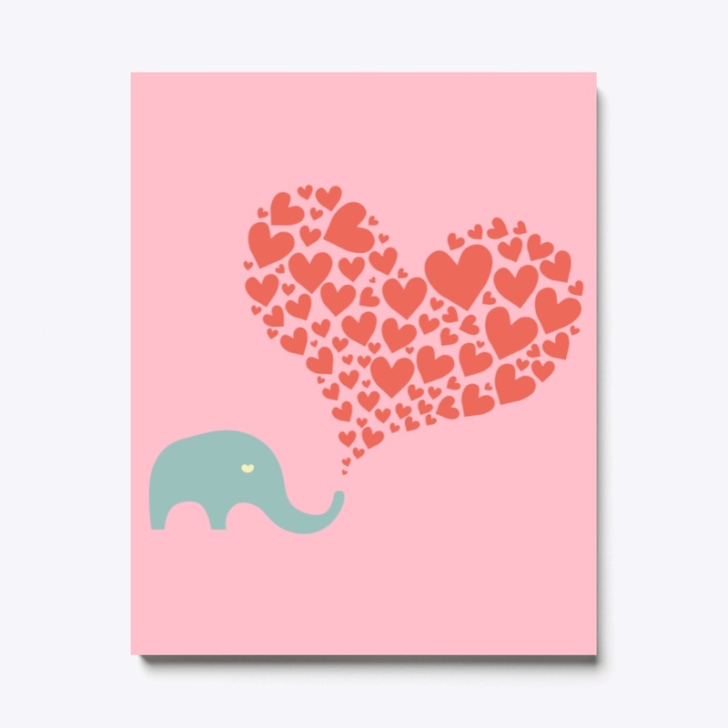 Heart blowing Elephant