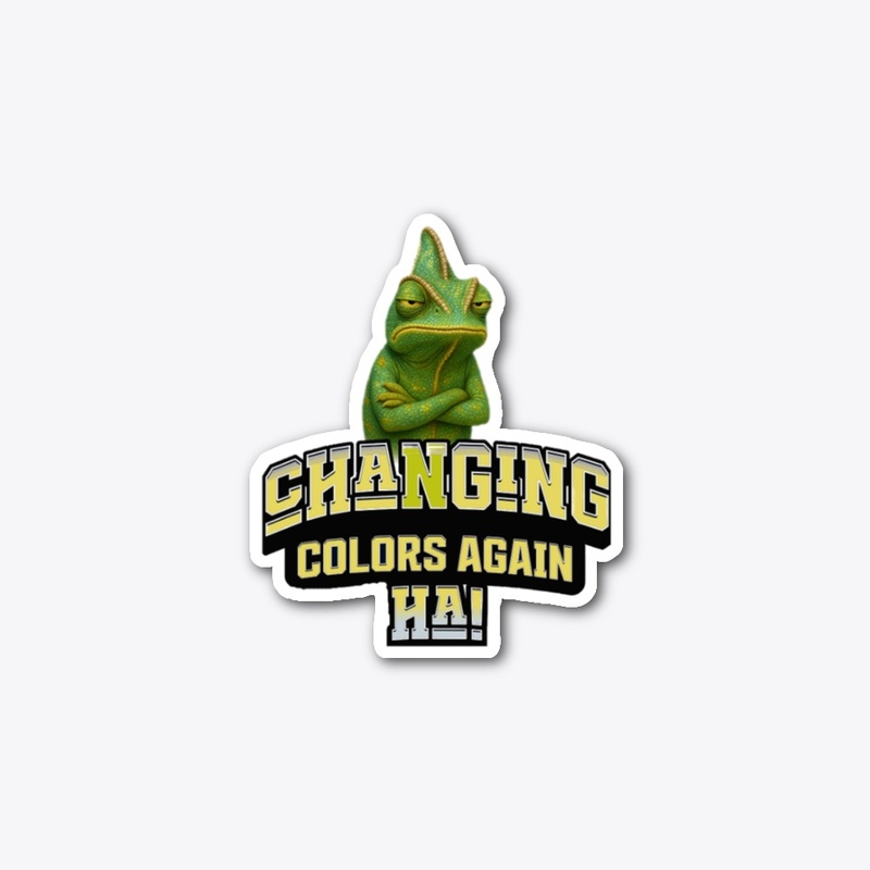 Sarcastic Chameleon Tee and Accessories