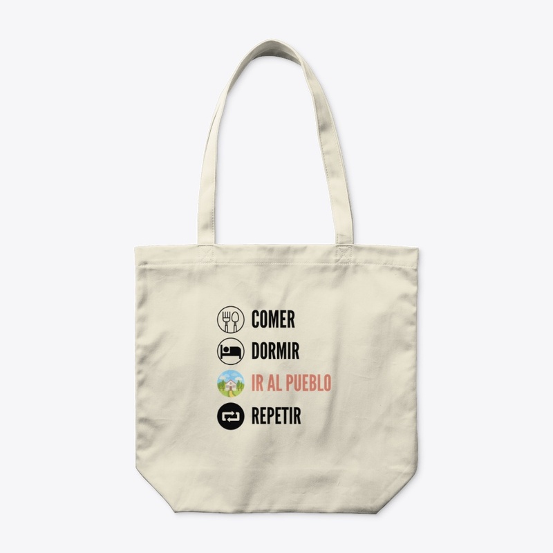 Comer, Dormir, Ir al pueblo, Repetir