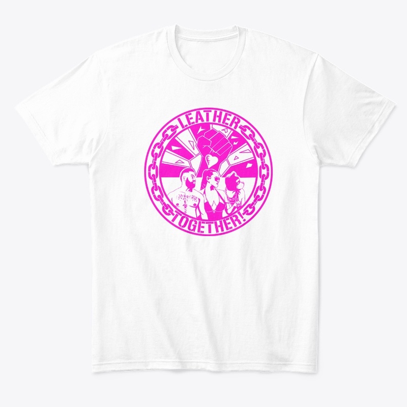 Leather Together - Logo Mono Pink