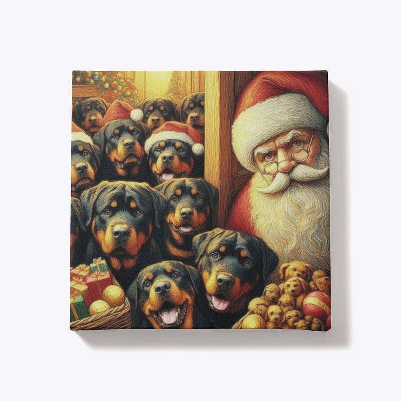 Rottweilers & Santa
