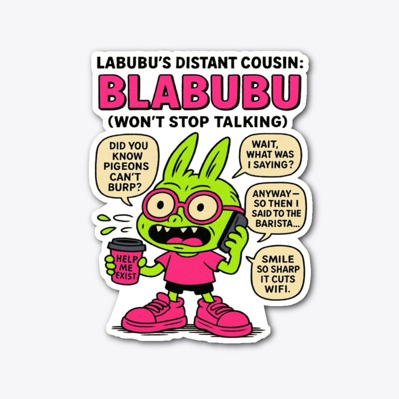 “Labubu’s distant cousin: Blabubu