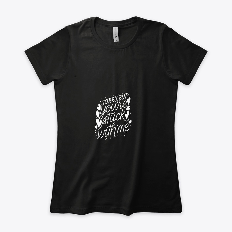Love heart T-shirts for ladies 