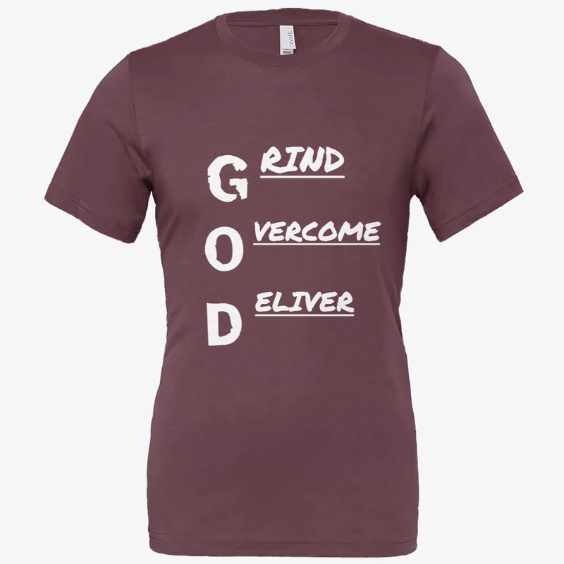 GRIND; OVERCOME; DELIVER Cross-Design