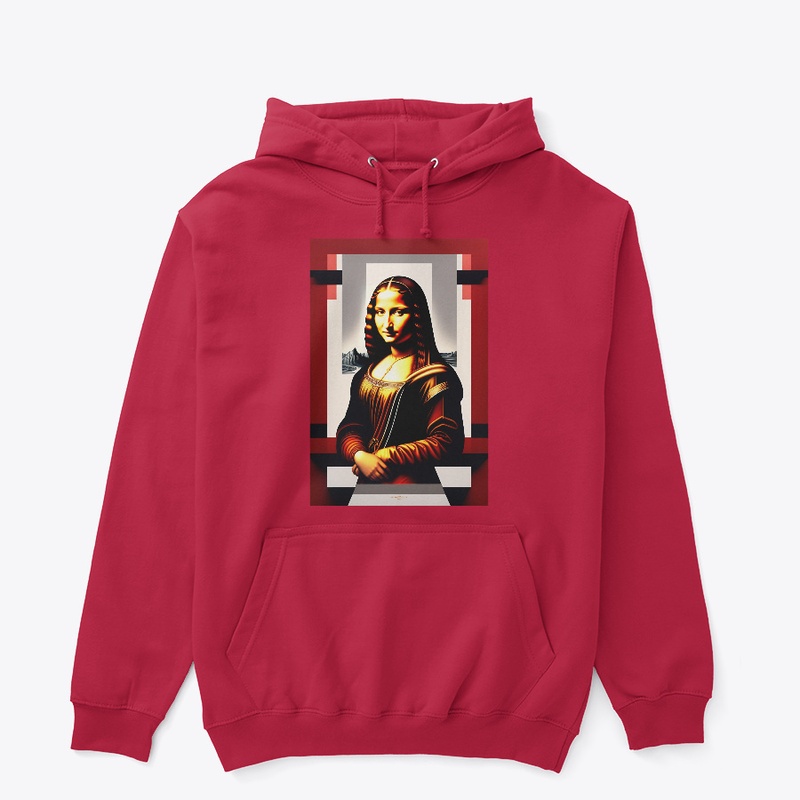 Monalisa Unique on customized T-Shirt