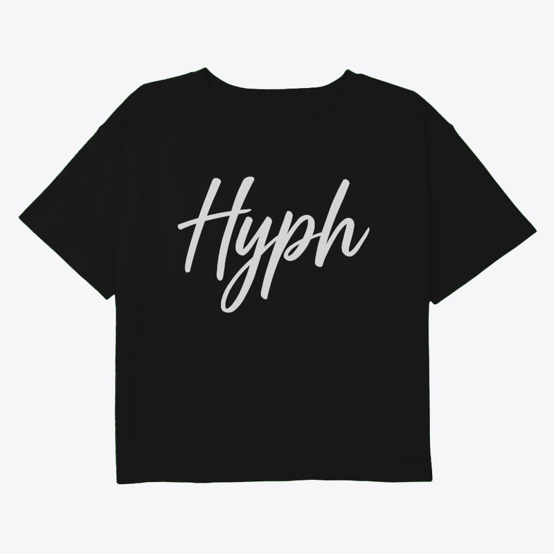 Women's Crop Top (Hyph script)