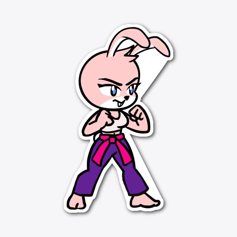 Beetles Bunny STICKER
