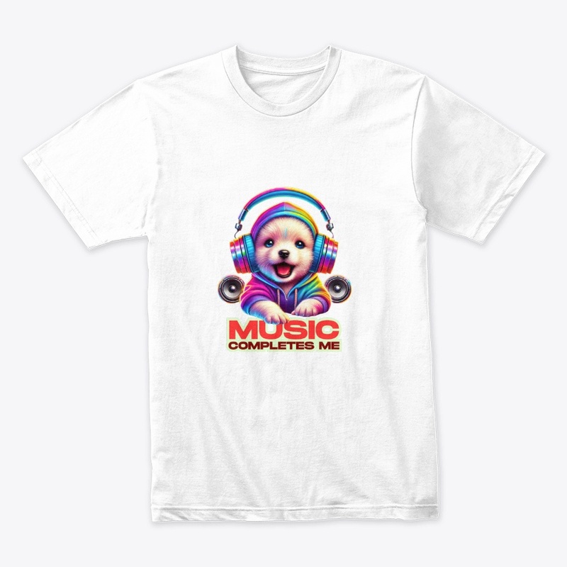 Music Completes Me - Neon Puppy Vibes
