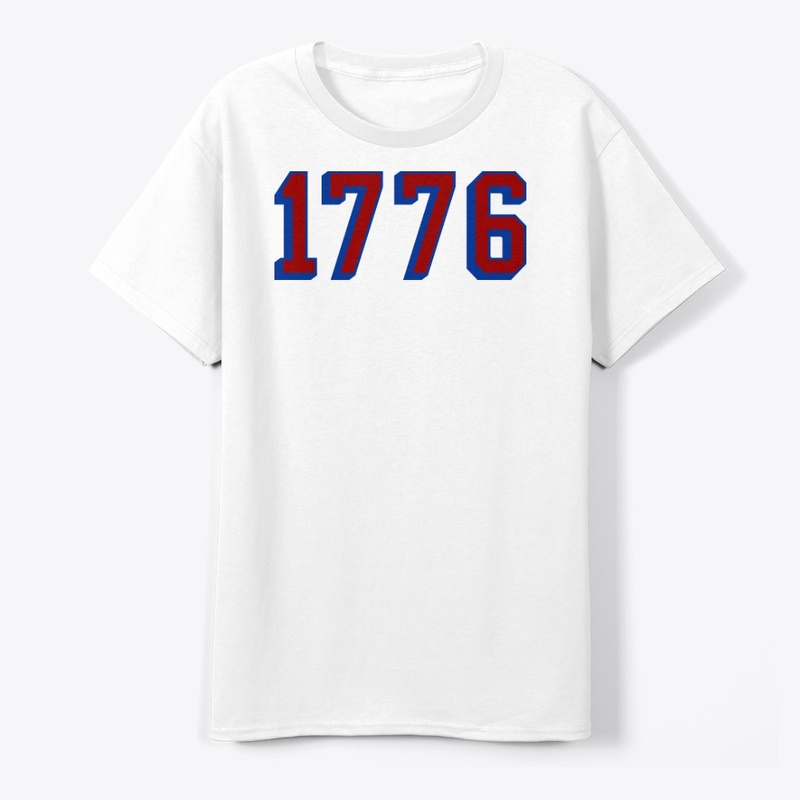 Patriot Proud Number 1776 Bold Tee