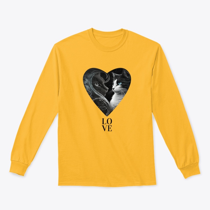 Cat Love Heart 