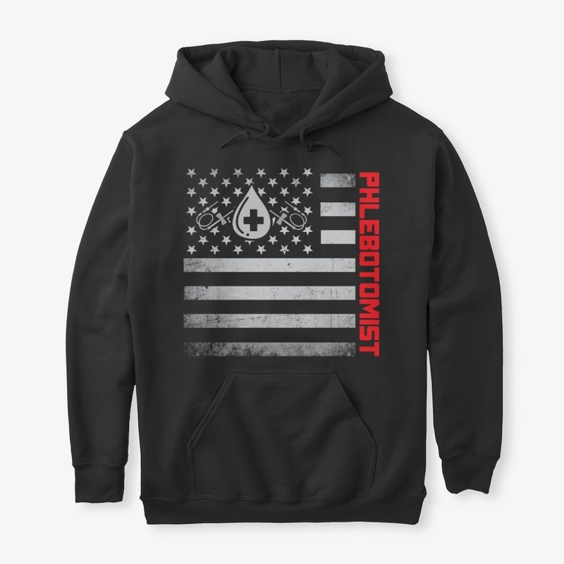 Phlebotomist US Flag Mask