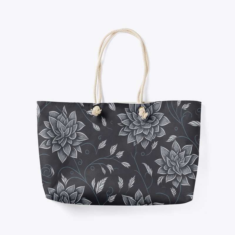 Amazing Dark Floral pattern design 
