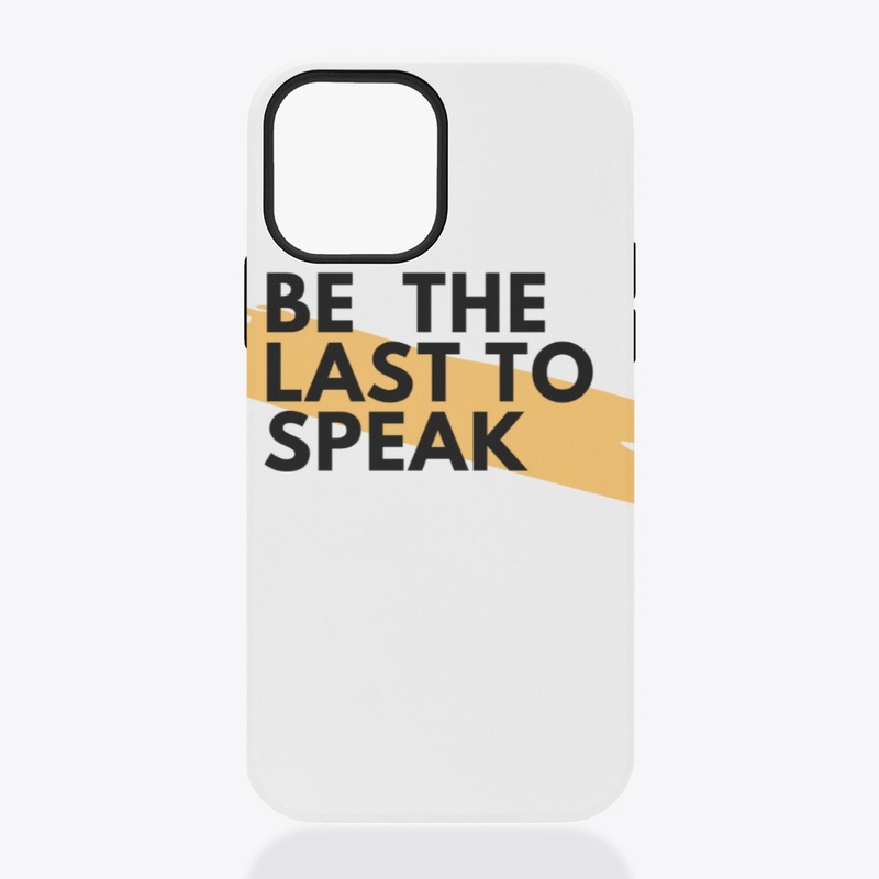 last to speak 