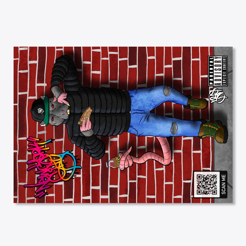 NYS Reggie the Rat Sticker