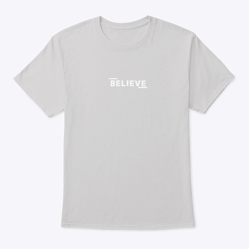 "belive"Classic Crew Neck T-Shirt