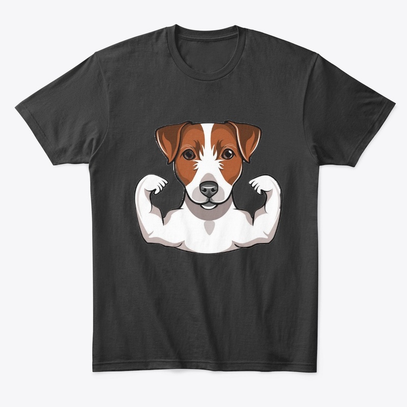 Jack Russell Terrier with muscule