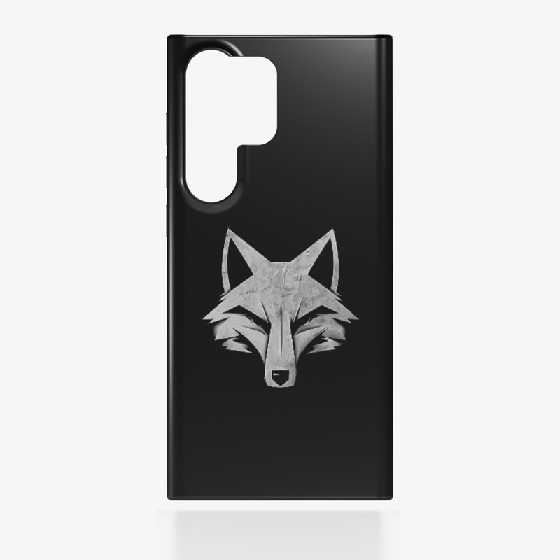 Minimalist Geometric Fox Art
