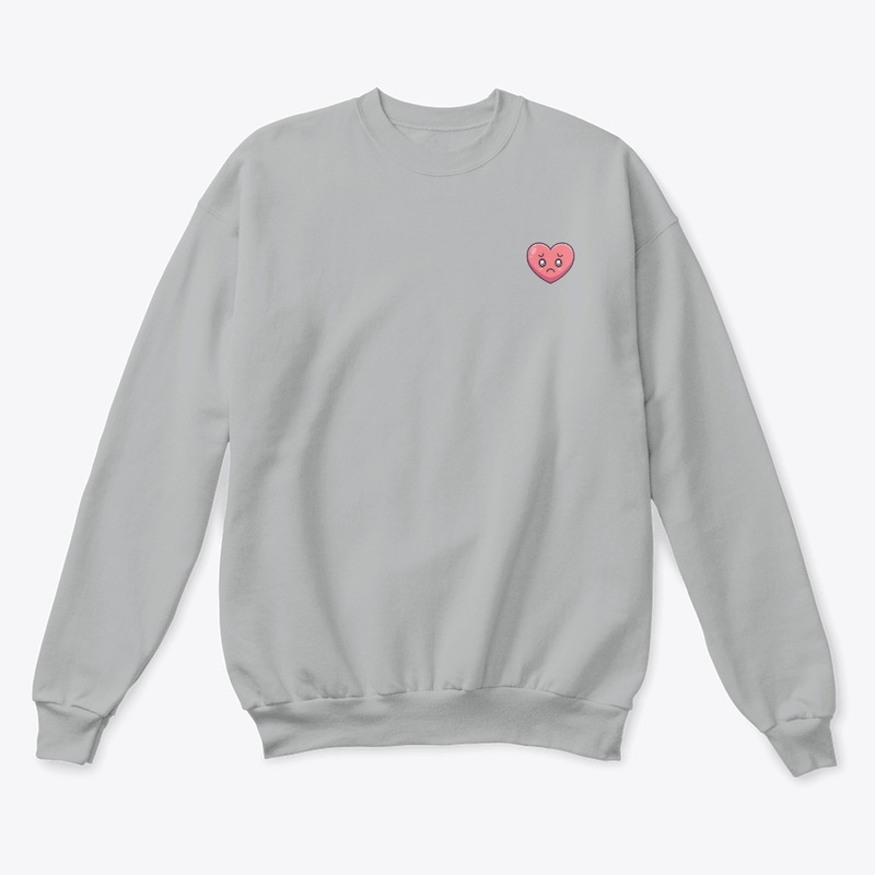 Sad heart print