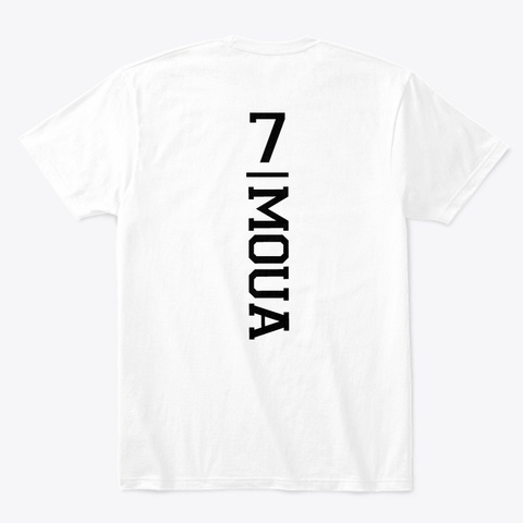 Moua 7 White T-Shirt Back