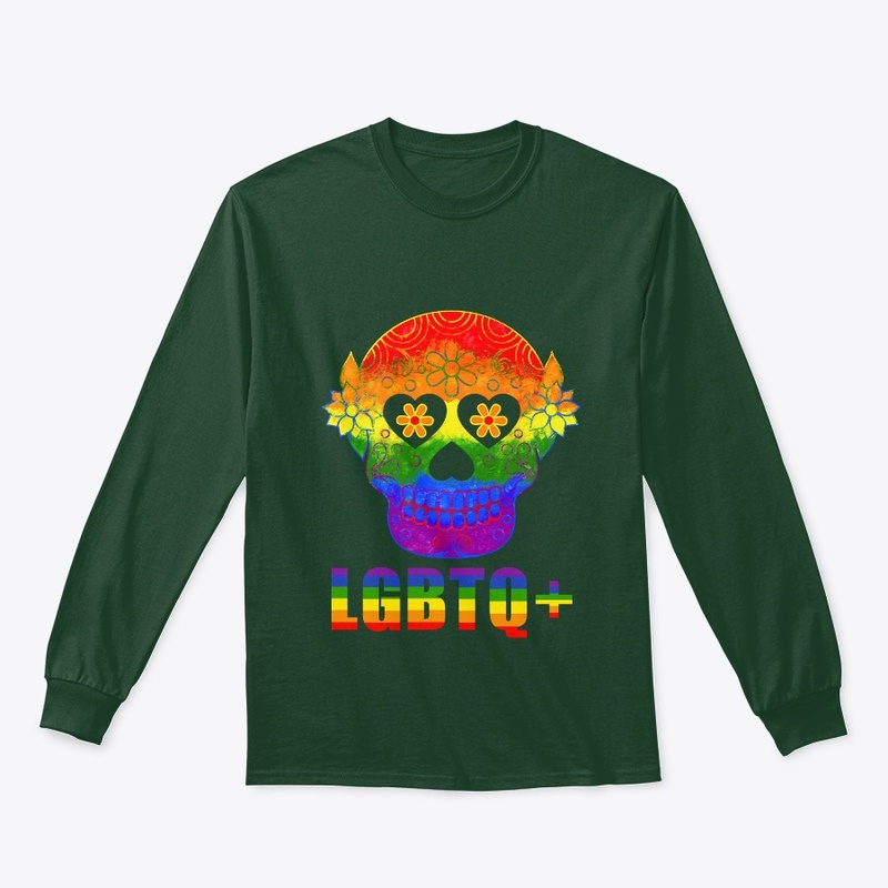 Pride LGBTQ+ Skull T shirts
