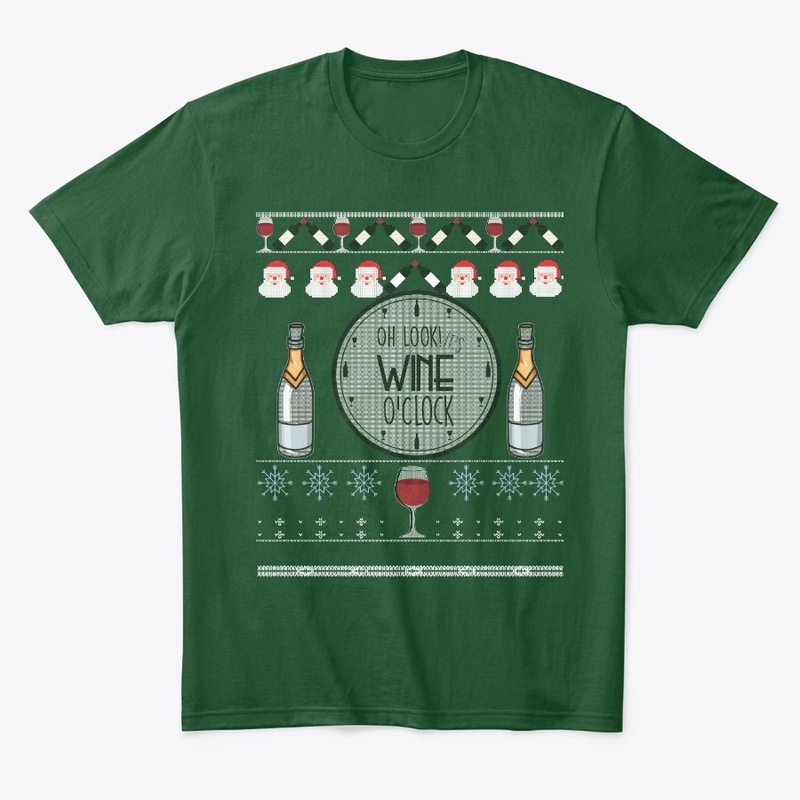 Funny WINE Ugly Christmas Sweater