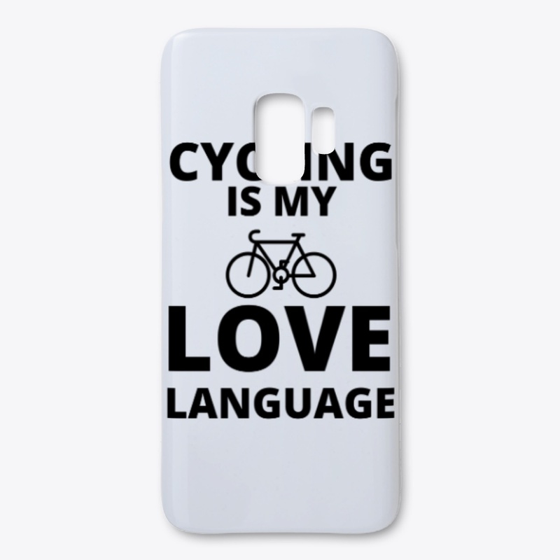 Cycling is my love language funny bicycl