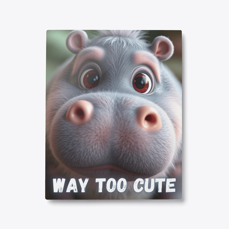 Way Too Cute - Hippo