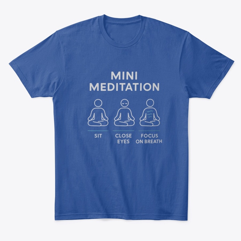 Mini Meditation Tee Design