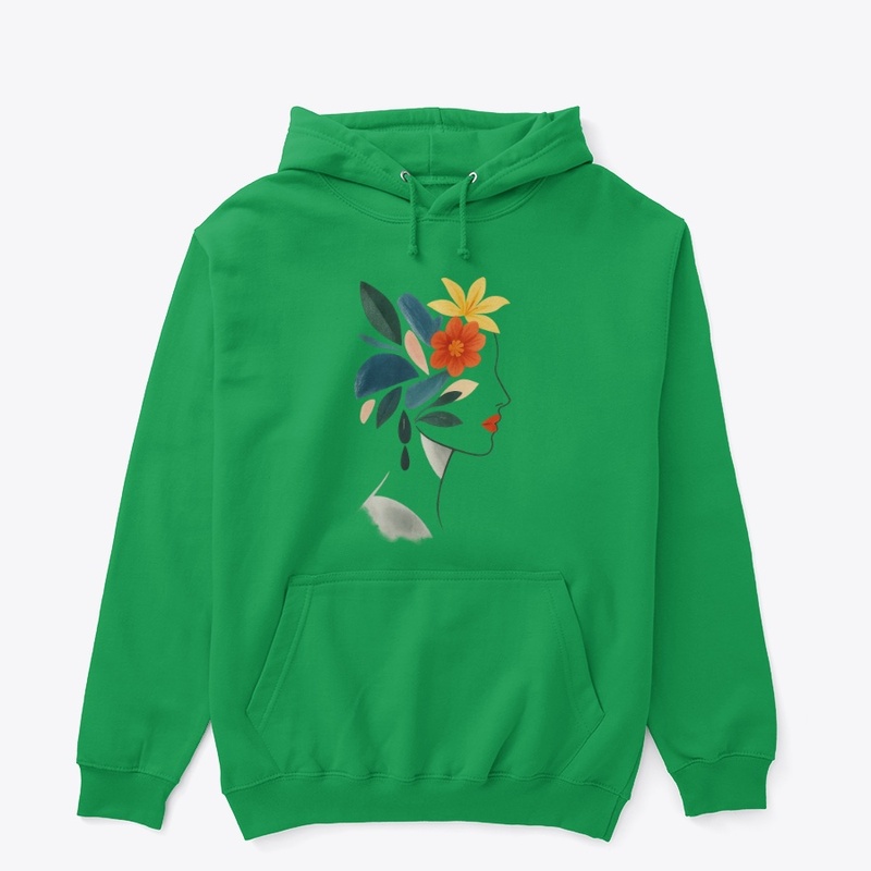 Blooming Silhouette – Art Collage