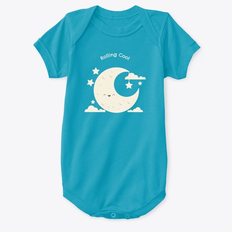 Happy Kids Rolling on Moon